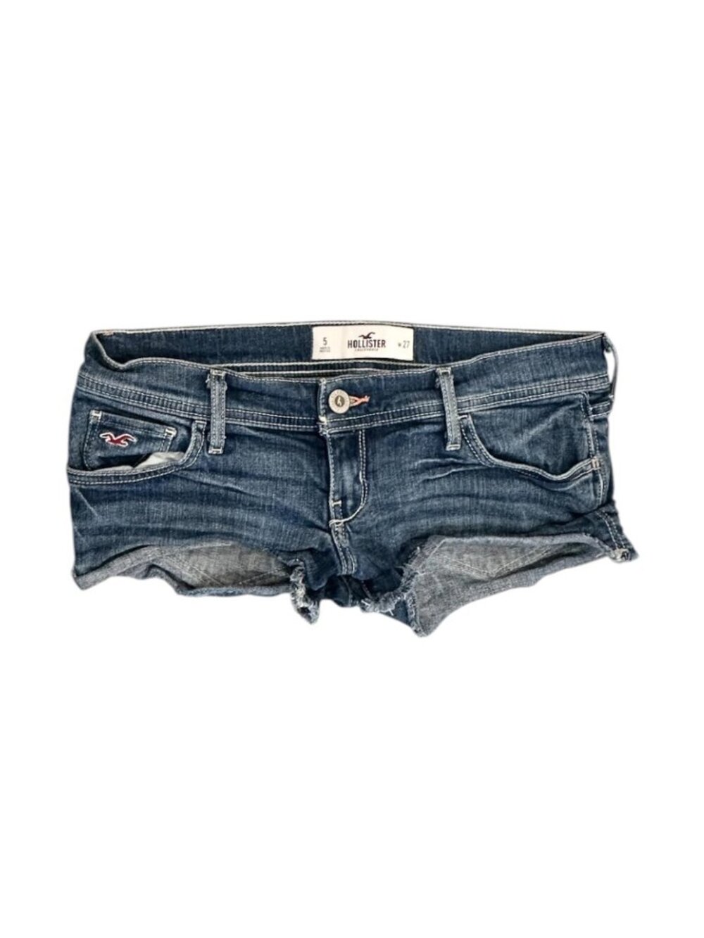 Vintage Hollister Low Rise Jean Shorts Size 5